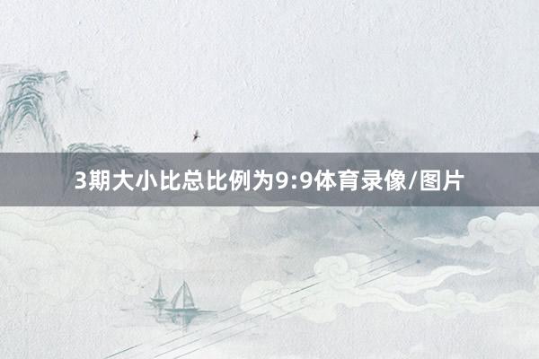 3期大小比总比例为9:9体育录像/图片