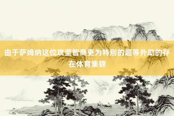 由于萨姆纳这位攻坚智商更为特别的超等外助的存在体育集锦