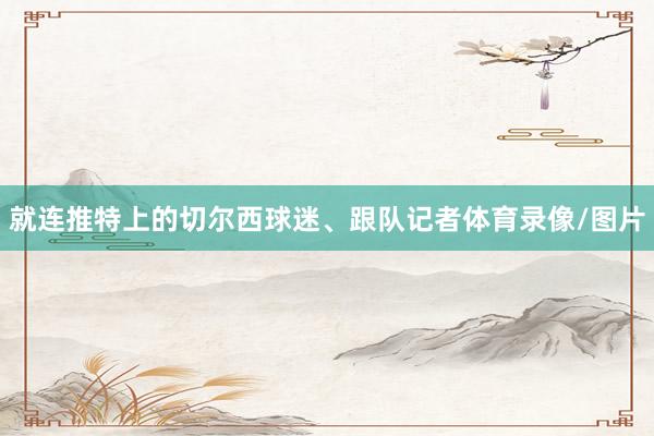 就连推特上的切尔西球迷、跟队记者体育录像/图片