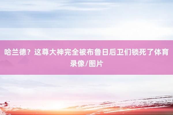 哈兰德？这尊大神完全被布鲁日后卫们锁死了体育录像/图片