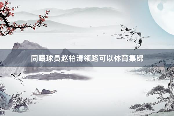 同曦球员赵柏清领路可以体育集锦