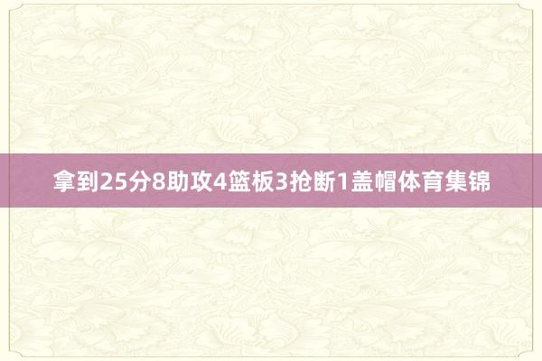 拿到25分8助攻4篮板3抢断1盖帽体育集锦