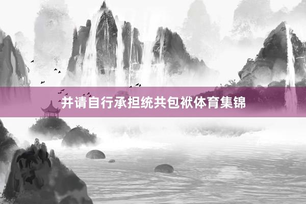 并请自行承担统共包袱体育集锦