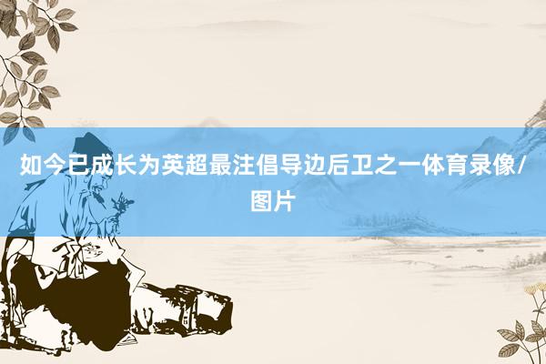 如今已成长为英超最注倡导边后卫之一体育录像/图片