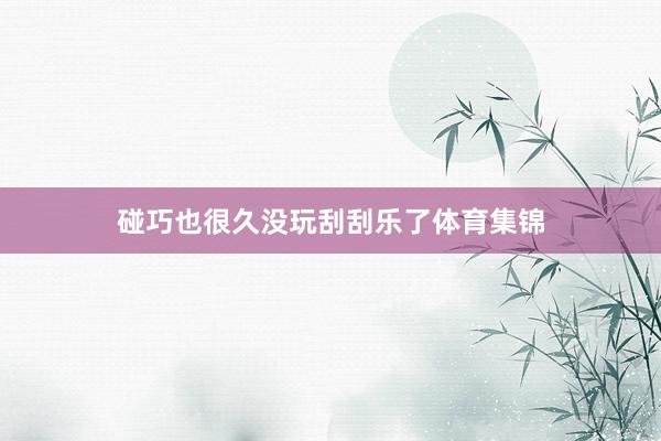 碰巧也很久没玩刮刮乐了体育集锦