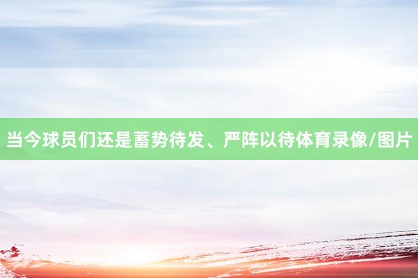 当今球员们还是蓄势待发、严阵以待体育录像/图片