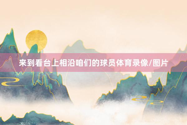 来到看台上相沿咱们的球员体育录像/图片