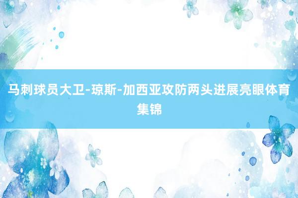 马刺球员大卫-琼斯-加西亚攻防两头进展亮眼体育集锦
