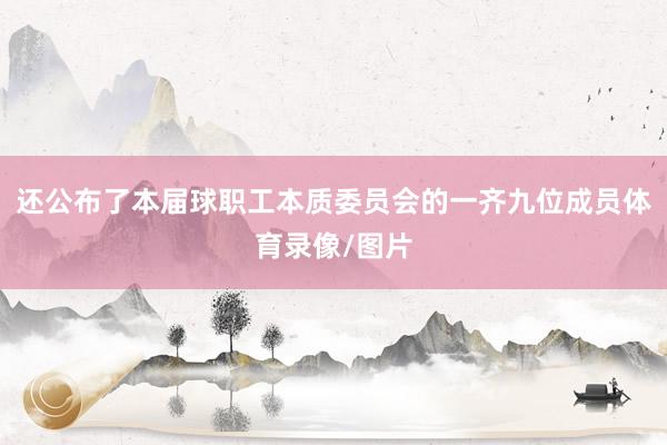 还公布了本届球职工本质委员会的一齐九位成员体育录像/图片