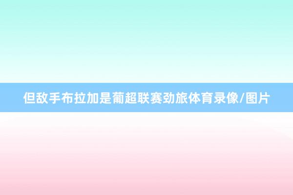 但敌手布拉加是葡超联赛劲旅体育录像/图片