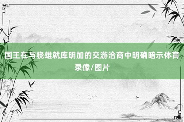 国王在与骁雄就库明加的交游洽商中明确暗示体育录像/图片