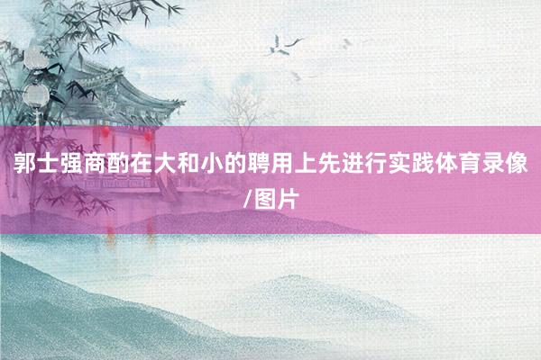 郭士强商酌在大和小的聘用上先进行实践体育录像/图片