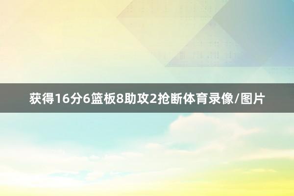 获得16分6篮板8助攻2抢断体育录像/图片
