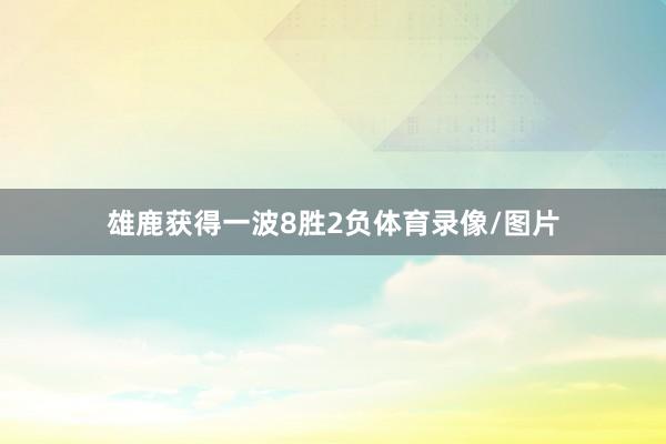 雄鹿获得一波8胜2负体育录像/图片