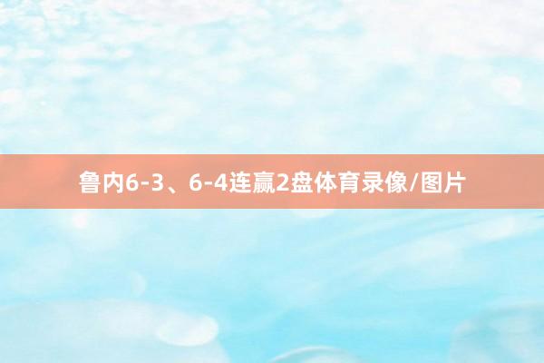 鲁内6-3、6-4连赢2盘体育录像/图片