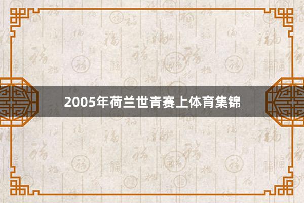 2005年荷兰世青赛上体育集锦