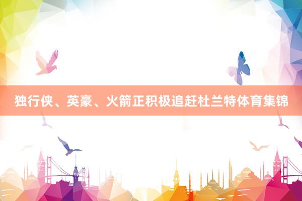 独行侠、英豪、火箭正积极追赶杜兰特体育集锦