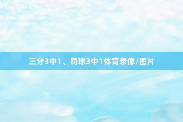 三分3中1、罚球3中1体育录像/图片